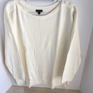 Talbots Button-Shoulder Sweater